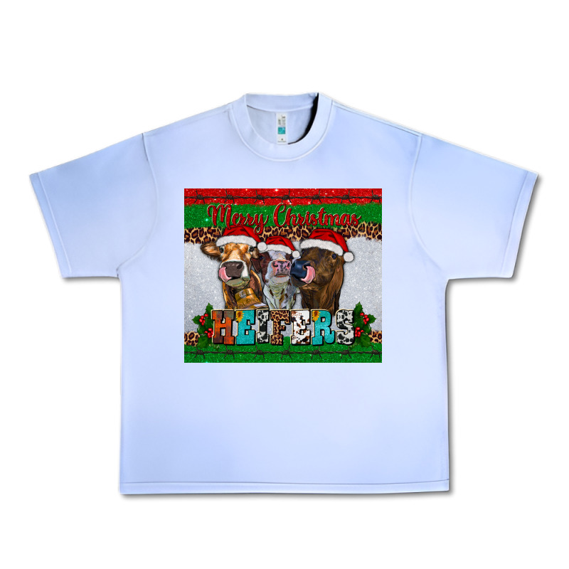 Merry Christmas Heifers Urban Heavy Tee by RanaPortraitStore | Teevron