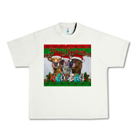 Pistachio merry christmas heifers Urban Heavy Tee - RanaPortraitStore