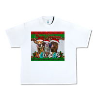 White merry christmas heifers Urban Heavy Tee - RanaPortraitStore