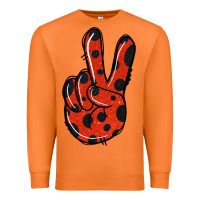Carrot Ladybug Peace Sign Premium Sweatshirt - Jasminsmagicworld