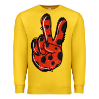 Lemon Ladybug Peace Sign Premium Sweatshirt - Jasminsmagicworld