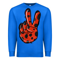 True Royal Ladybug Peace Sign Premium Sweatshirt - Jasminsmagicworld