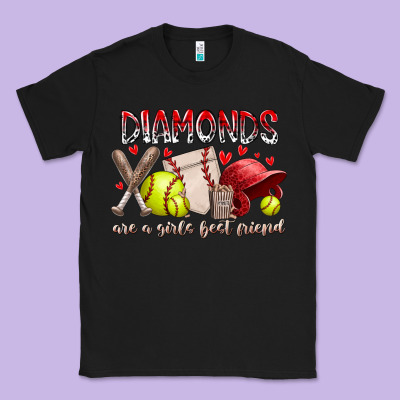Diamonds Are A Girls Best Friends Classic Tee Designed By Racoondesign
