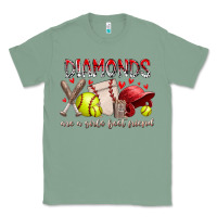 Sage diamonds are a girls best friends Classic Tee - RacoonDesign