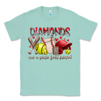 Seafoam diamonds are a girls best friends Classic Tee - RacoonDesign
