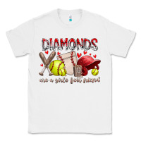White diamonds are a girls best friends Classic Tee - RacoonDesign