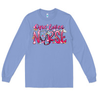 Colony Blue one loves nurse Long Sleeve Tee - RacoonDesign