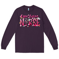 Plum one loves nurse Long Sleeve Tee - RacoonDesign