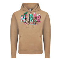 Vintage Coffee floral nurse Vintage Hoodie - RanaPortraitStore