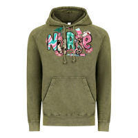 Vintage Olive floral nurse Vintage Hoodie - RanaPortraitStore