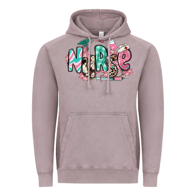 Floral Nurse Vintage Hoodie by RanaPortraitStore | Teevron