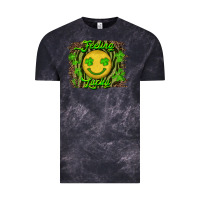 Cloud Black feeling lucky Vintage Tee - RanaPortraitStore