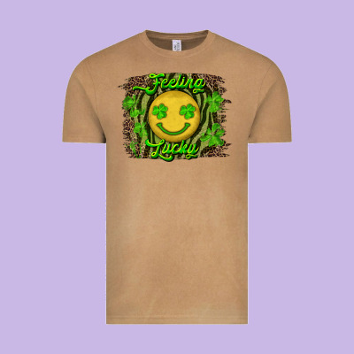 Feeling Lucky Vintage Tee Designed By Ranaportraitstore