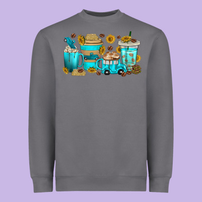 Heavyweight Sweatshirt truck coffee cups