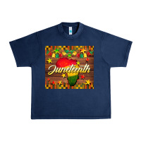 Navy Juneteenth Urban Heavy Tee - BarkalooDesign