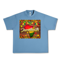 Pebble Blue Juneteenth Urban Heavy Tee - BarkalooDesign