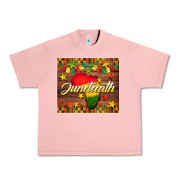 Salmon Juneteenth Urban Heavy Tee - BarkalooDesign