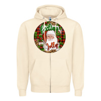 Sandshell Christmas feeling jolly santa Zipper Hoodie - Artiststas