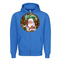 True Royal Christmas feeling jolly santa Zipper Hoodie - Artiststas