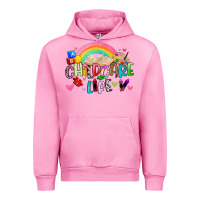 Fuchsia Pink childcare life Urban Hoodie - Artiststas
