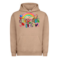 Pigment Burro childcare life Urban Hoodie - Artiststas