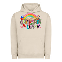 Pigment French Oak childcare life Urban Hoodie - Artiststas