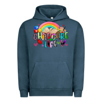 Pigment Midnight Navy childcare life Urban Hoodie - Artiststas