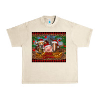 Sandshell merry christmas cow pig and horse Urban Heavy Tee - RanaPortraitStore