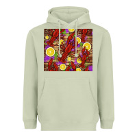 Matcha mardi gras crawfish and lemons Heavyweight Hoodie - Jasminsmagicworld
