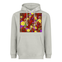 Moon Dust mardi gras crawfish and lemons Heavyweight Hoodie - Jasminsmagicworld