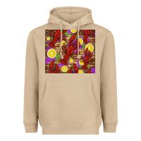 Mushroom mardi gras crawfish and lemons Heavyweight Hoodie - Jasminsmagicworld