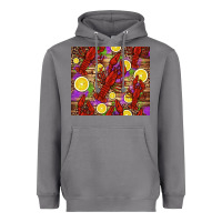 Storm mardi gras crawfish and lemons Heavyweight Hoodie - Jasminsmagicworld