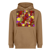 Toasted Coconut mardi gras crawfish and lemons Heavyweight Hoodie - Jasminsmagicworld