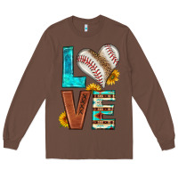 Chestnut western love baseball Long Sleeve Tee - HRA Design Shop