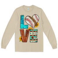 Mushroom western love baseball Long Sleeve Tee - HRA Design Shop