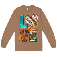 Toasted Coconut western love baseball Long Sleeve Tee - HRA Design Shop