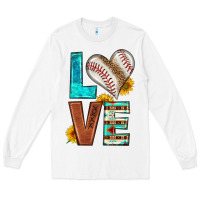 White western love baseball Long Sleeve Tee - HRA Design Shop