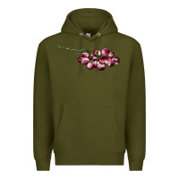 Army Green red grape Premium Hoodie - AdoDesignShop