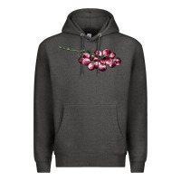 Charcoal Heather red grape Premium Hoodie - AdoDesignShop