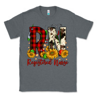 Charcoal Heather christmas rn registered nurse Classic Tee - FaDigitalArtStudio