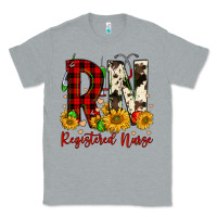 Heather Grey christmas rn registered nurse Classic Tee - FaDigitalArtStudio