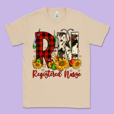 Christmas Rn Registered Nurse Classic Tee Designed By Fadigitalartstudio
