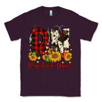 Plum christmas rn registered nurse Classic Tee - FaDigitalArtStudio