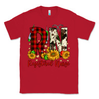 Red christmas rn registered nurse Classic Tee - FaDigitalArtStudio