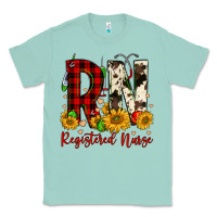 Seafoam christmas rn registered nurse Classic Tee - FaDigitalArtStudio