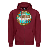 Burgundy cutest pumpkin İn the patch Zipper Hoodie - BundleAndBundleShop