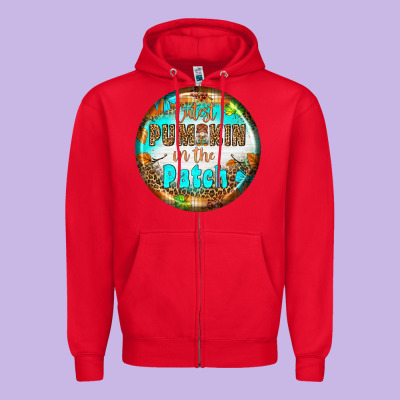 Cutest Pumpkin İn The Patch Zipper Hoodie Designed By Bundleandbundleshop