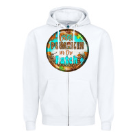 White cutest pumpkin İn the patch Zipper Hoodie - BundleAndBundleShop