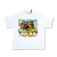 White fires friends drinks camping crew Urban Heavy Tee - Zillion Design Studio
