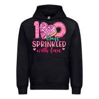 Black 100 days sprinkled with fun Urban Hoodie - Artiststas